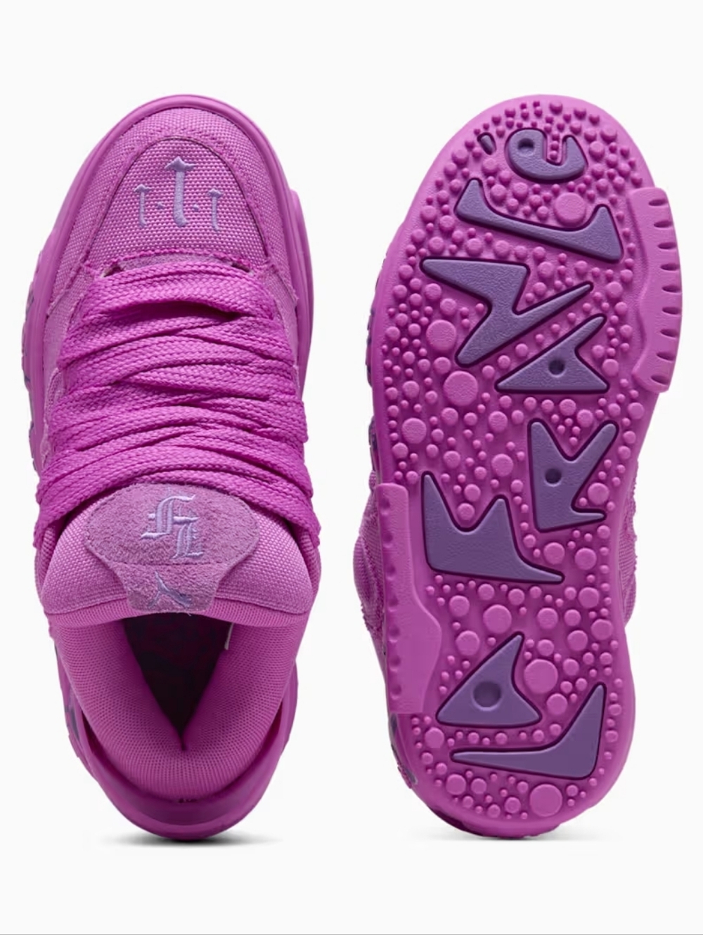 PUMA x LaFrancé Amare Pink Canvas Sneakers